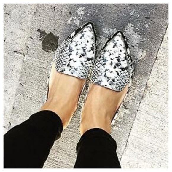 Steve Madden Feather Loafer Snake Print Size 11 M - Picture 4 of 11